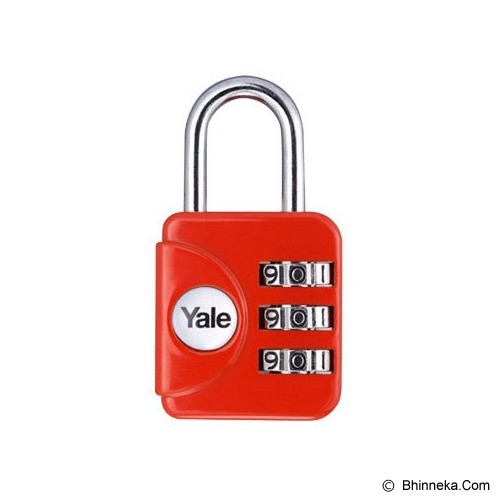 YALE Travel Lock YP1/28/121/1R - Red